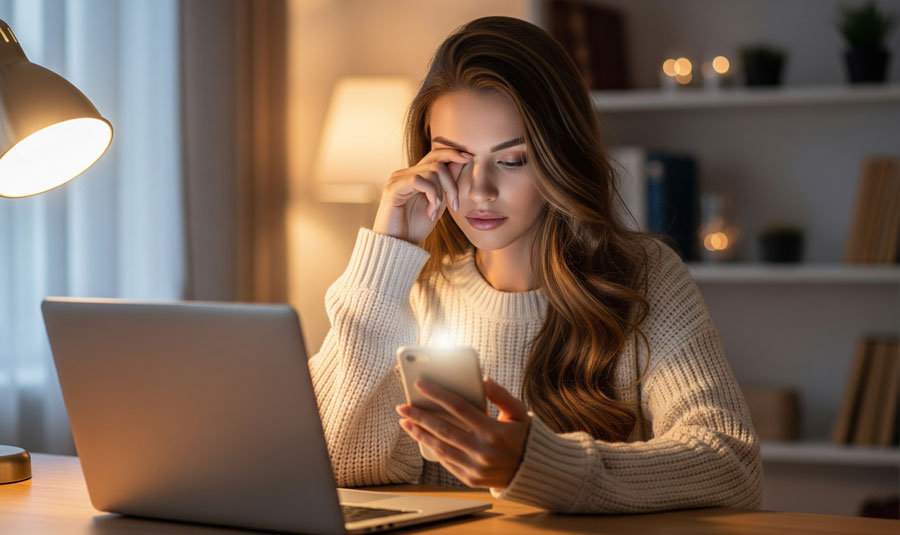 💻 موبایل، کامپیوتر و سبک زندگی مدرن؛ دوست چشم یا دشمن چشم؟