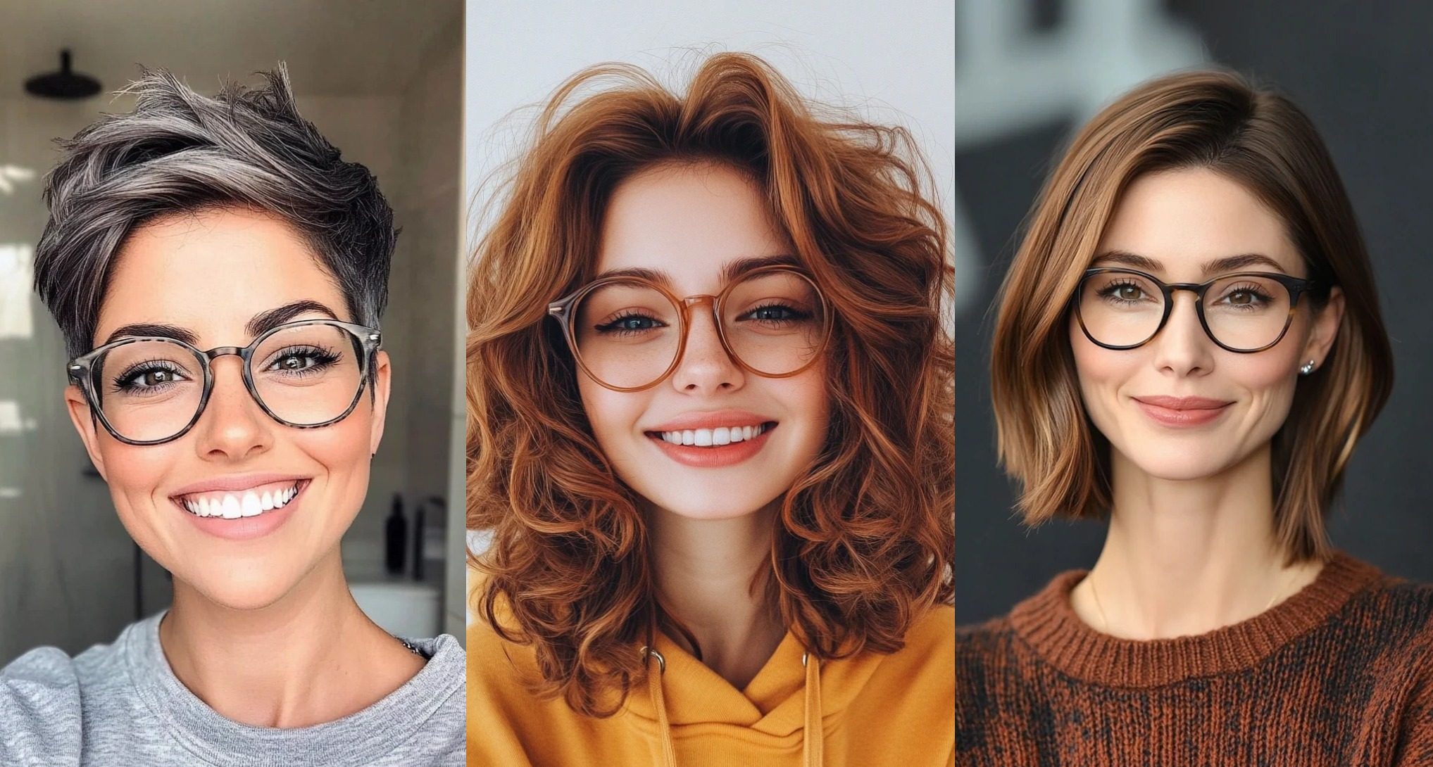 هماهنگی رنگ فریم عینک با رنگ مو