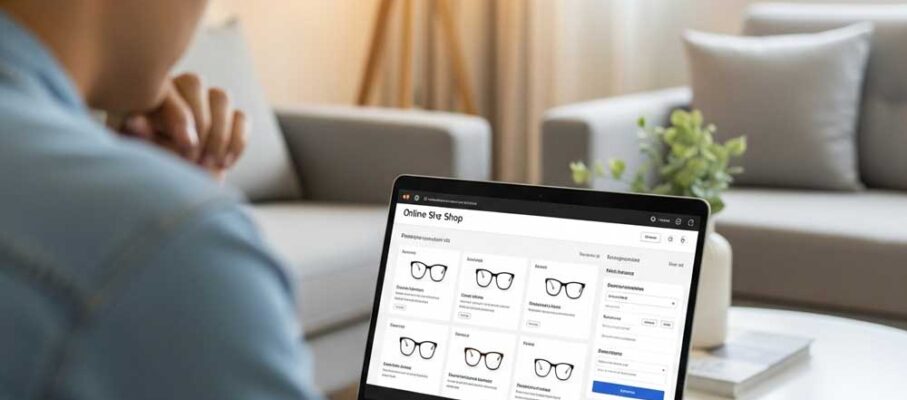 خرید آنلاین عینک طبی: همه‌چیز درباره مزایا، ریسک‌ها و نکات کلیدی