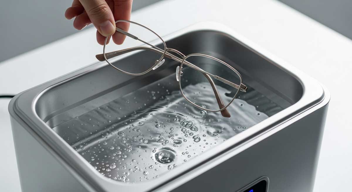 👓 تمیز کردن عینک بدون خط و خش | راهنمای کامل شستشو و نگهداری عینک همیشه تمیز