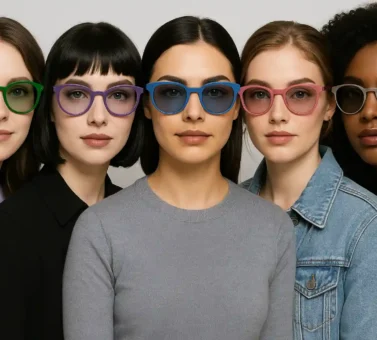 انتخاب رنگ فریم عینک بر اساس رنگ پوست و موی شما (راهنمای کامل)