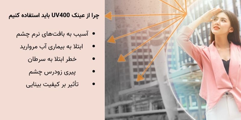 ⚠️ اشعه UV چگونه به چشم‌ها آسیب می‌زند؟ (خطرات پنهان)