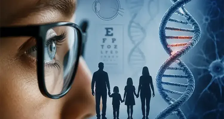 آیا کم بینایی ارثی است؟ بررسی نقش ژنتیک در کاهش بینایی