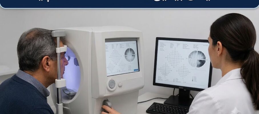تست میدان بینایی (Visual Field Test) چیست؟ نحوه انجام، کاربردها و تفسیر نتایج